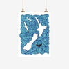 Ali Davies Earth Sea Sky Tea Towel