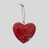 Kiwi Koru Ceramic Heart