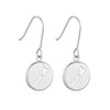 Round New Zealand/Aotearoa Map Pendant Earrings