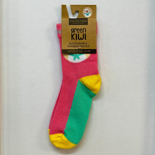 Green Kiwi Socks Kids