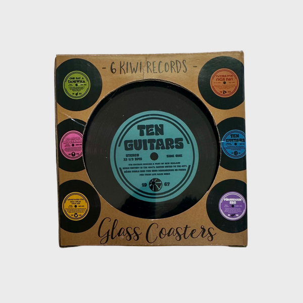 Kiwi Records Coaster Set