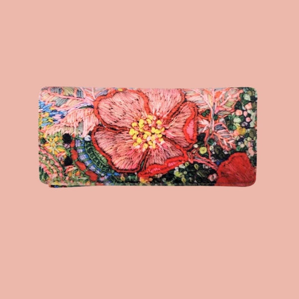 Fleur Woods Velvet Glasses Case