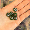 Single Pounamu Bead in Sterling Silver