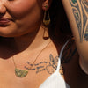 Kauae Breastplate Gold Earrings
