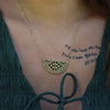 Niho Breastplate Gold Necklace