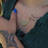 Niho Breastplate Gold Necklace