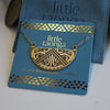 Maunga-nui Breastplate Gold Necklace
