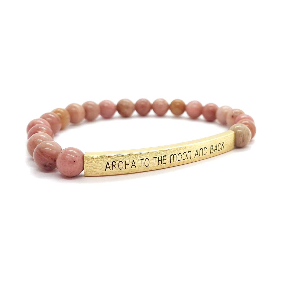 Rhodonite Gemstone Bracelet