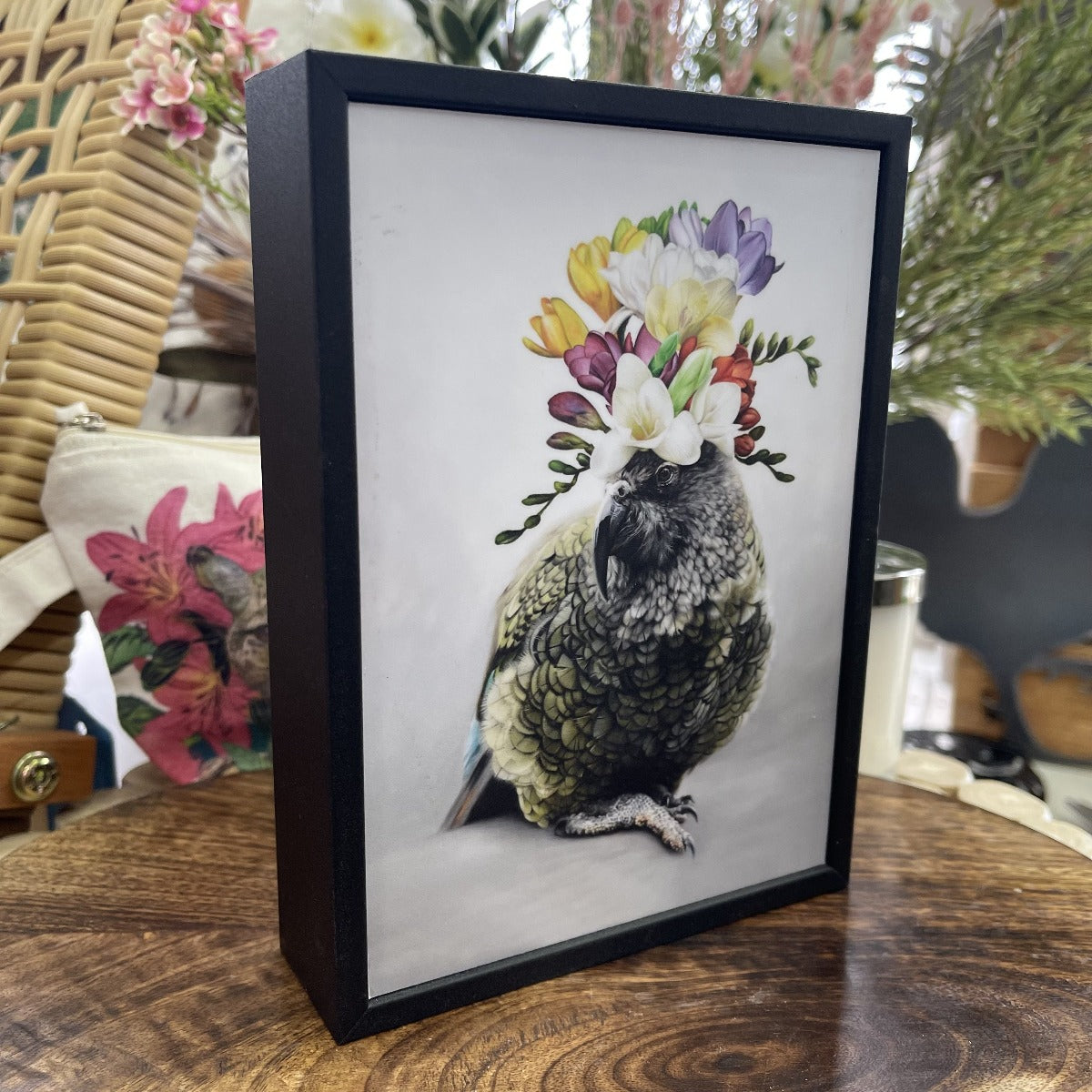 'Freesia Kahlo'  by Jane Crisp Box Framed Card